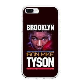 Чехол для iPhone 7Plus/8 Plus матовый с принтом Mike Tyson в Курске, Силикон | Область печати: задняя сторона чехла, без боковых панелей | iron mike | iron mike tyson | mike tyson | бокс | железный майк | майк тайсон | таисон | тайсон