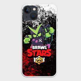 Чехол для iPhone 13 с принтом BRAWL STARS VIRUS 8 BIT в Курске,  |  | 8 bit | 8 бит | bibi | brawl stars | crow | el brown | leon | leon shark | max | mr.p | sally leon | shark | stars | virus | werewolf | акула | биби | вирус | ворон | леон | оборотень | пингвин