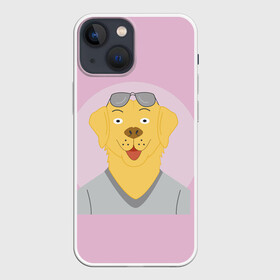 Чехол для iPhone 13 mini с принтом БоДжек Арт 3 в Курске,  |  | art | bojack horseman | cartoon | netflix | retro | retrowave | бо джек | кино | конь боджек | мультики | мультфильмы | нетфликс | ретро | ретровейв | сериалы