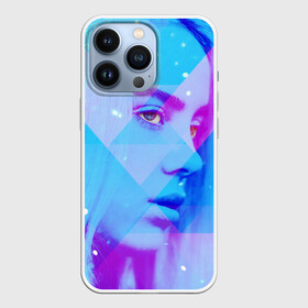 Чехол для iPhone 13 Pro с принтом Billie Blue Star в Курске,  |  | Тематика изображения на принте: bad | bad guy | billi | billie | billie eilish | eilish | good girl | music | swag | айлиш | беляш | били | били айлиш | билли | билли айлиш | билли эйлиш | биляш | музка | певица | эйлиш