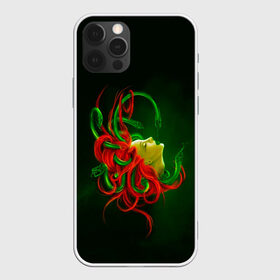 Чехол для iPhone 12 Pro Max с принтом Медуза Горгона в Курске, Силикон |  | art | green | monster | арт | боги | волосы | герой | горгона | девушка | злодей | змея | медуза | миф | мифическая | мифология | монстр | персонаж | прикольная | сказка | фантастика | фэнтези