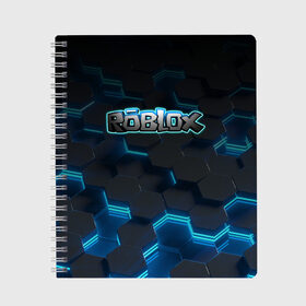 Тетрадь с принтом Roblox Neon Hex в Курске, 100% бумага | 48 листов, плотность листов — 60 г/м2, плотность картонной обложки — 250 г/м2. Листы скреплены сбоку удобной пружинной спиралью. Уголки страниц и обложки скругленные. Цвет линий — светло-серый
 | game | game roblox | hex | logo roblox | neon | online game | r | roblox | игра | игра роблокс | лого | лого роблокс | логотип | надпись | онлайн игра | онлайн игра роблокс | роблокс