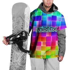 Накидка на куртку 3D с принтом Роблокс в Курске, 100% полиэстер |  | roblox | бро | геометрия | игры | квадраты | кубизм | кубы | линии | нуб | про | радуга | роблокс | человечки