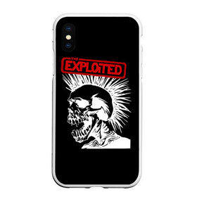 Чехол для iPhone XS Max матовый с принтом The Exploited в Курске, Силикон | Область печати: задняя сторона чехла, без боковых панелей | Тематика изображения на принте: punks | punks not dead | the exploited | панк не сдох | панки | уоти | череп | эксплоитед