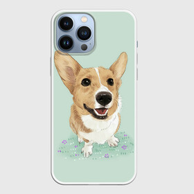 Чехол для iPhone 13 Pro Max с принтом КОРГИ в Курске,  |  | Тематика изображения на принте: animals | corgi | dogs | pets | puppies | queen | животные | корги | королева | песики | питомцы | собаки | щенки