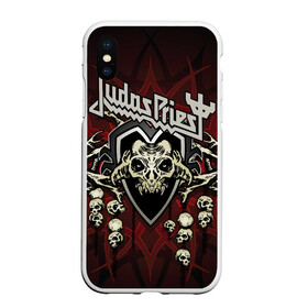 Чехол для iPhone XS Max матовый с принтом Judas Priest в Курске, Силикон | Область печати: задняя сторона чехла, без боковых панелей | breaking the law | judas priest | live | painkiller | гленн типтон | грув | метал | роб хэлфорд | рок | тим оуэнс | хард | хеви