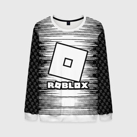 Мужской свитшот 3D с принтом Roblox. в Курске, 100% полиэстер с мягким внутренним слоем | круглый вырез горловины, мягкая резинка на манжетах и поясе, свободная посадка по фигуре | game | roblox | блок | игра | игрушка | лего | майнкрафт | персонажи | персонажи из кубиков | роблокс | робот