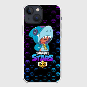 Чехол для iPhone 13 mini с принтом Brawl stars leon shark. в Курске,  |  | bea | bib | brawl stars | crow | el brown | leon | max | nita | sally leon | shark | акула | биа | биби | бравл старс | ворон | игра | леон | макс | нита | оборотень | салли леон | сэлли леон | шарк | эл браун