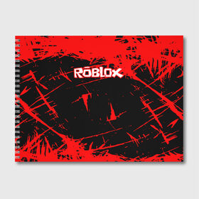 Альбом для рисования с принтом ROBLOX в Курске, 100% бумага
 | матовая бумага, плотность 200 мг. | game | gamer | logo | minecraft | roblox | simulator | игра | конструктор | лого | симулятор | строительство | фигура