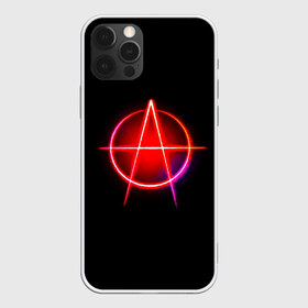 Чехол для iPhone 12 Pro Max с принтом Анархия в Курске, Силикон |  | art | neon | rock | sons of anarchy | анархия | арт | группа | егор летов | логотип | музыка | неон | панк | панк рок | прикольная | рок | свобода | хаос