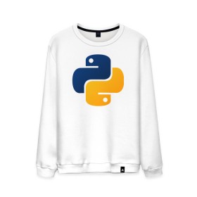 Мужской свитшот хлопок с принтом Python в Курске, 100% хлопок |  | code | codes | pyhton | код | коды | питон | программирование | язык программирования