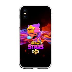 Чехол для iPhone XS Max матовый с принтом BRAWL STARS SANDY в Курске, Силикон | Область печати: задняя сторона чехла, без боковых панелей | 8 bit | 8 бит | bibi | brawl stars | crow | el brown | leon | leon shark | max | mr.p | sally leon | sandy | shark | stars | tara | virus | werewolf | акула | биби | вирус | ворон | леон | оборотень | пингвин