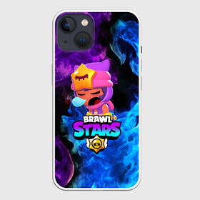 Чехол для iPhone 13 с принтом BRAWL STARS SANDY в Курске,  |  | 8 bit | 8 бит | bibi | brawl stars | crow | el brown | leon | leon shark | max | mr.p | sally leon | sandy | shark | stars | tara | virus | werewolf | акула | биби | вирус | ворон | леон | оборотень | пингвин