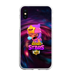 Чехол для iPhone XS Max матовый с принтом BRAWL STARS SANDY в Курске, Силикон | Область печати: задняя сторона чехла, без боковых панелей | 8 bit | 8 бит | bibi | brawl stars | crow | el brown | leon | leon shark | max | mr.p | sally leon | sandy | shark | stars | tara | virus | werewolf | акула | биби | вирус | ворон | леон | оборотень | пингвин