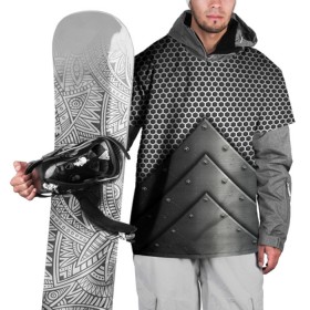 Накидка на куртку 3D с принтом Броня металлическая в Курске, 100% полиэстер |  | Тематика изображения на принте: абстракция | броня | геометрия | железо | кольчуга | конус | круги | линии | металл | полосы | сетка | сталь | текстура | треугольник