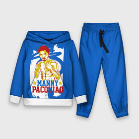 Детский костюм 3D (с толстовкой) с принтом Manny Pacquiao в Курске,  |  | manny pacquiao | pac man | pacquiao | бокс | мэнни пакьяо | пакьяо
