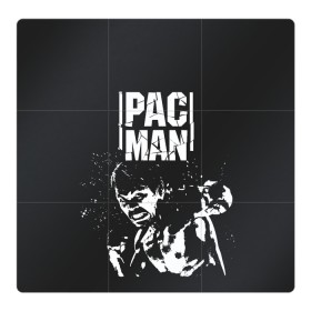 Магнитный плакат 3Х3 с принтом Pac Man в Курске, Полимерный материал с магнитным слоем | 9 деталей размером 9*9 см | manny pacquiao | pac man | pacquiao | бокс | мэнни пакьяо | пакьяо