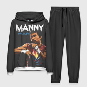Мужской костюм 3D (с толстовкой) с принтом Manny в Курске,  |  | manny pacquiao | pac man | pacquiao | бокс | мэнни пакьяо | пакьяо