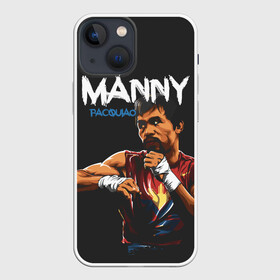 Чехол для iPhone 13 mini с принтом Manny в Курске,  |  | manny pacquiao | pac man | pacquiao | бокс | мэнни пакьяо | пакьяо