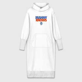 Платье удлиненное хлопок с принтом Manny Knows в Курске,  |  | manny pacquiao | pac man | pacquiao | бокс | мэнни пакьяо | пакьяо