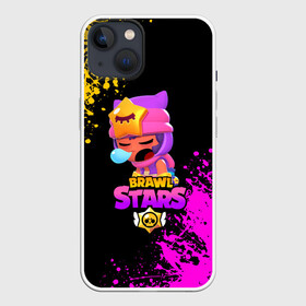 Чехол для iPhone 13 с принтом BRAWL STARS SANDY в Курске,  |  | 8 bit | 8 бит | bibi | brawl stars | crow | el brown | leon | leon shark | max | mr.p | sally leon | sandy | shark | stars | tara | virus | werewolf | акула | биби | вирус | ворон | леон | оборотень | пингвин