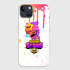 Чехол для iPhone 13 с принтом BRAWL STARS SANDY в Курске,  |  | 8 bit | 8 бит | bibi | brawl stars | crow | el brown | leon | leon shark | max | mr.p | sally leon | sandy | shark | stars | tara | virus | werewolf | акула | биби | вирус | ворон | леон | оборотень | пингвин