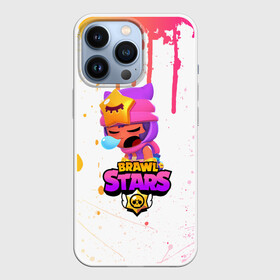 Чехол для iPhone 13 Pro с принтом BRAWL STARS SANDY в Курске,  |  | 8 bit | 8 бит | bibi | brawl stars | crow | el brown | leon | leon shark | max | mr.p | sally leon | sandy | shark | stars | tara | virus | werewolf | акула | биби | вирус | ворон | леон | оборотень | пингвин