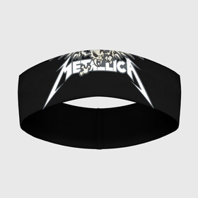 Повязка на голову 3D с принтом Metallica в Курске,  |  | heavy | heavy metal | metal | metalica | metallica | trash metal | джеймс | кирк | ларс | мастейн | метал | металика | металл | металлика | музыка | ньюстед | рок | трухильо | ульрихт | хеви | хэви | хэммет | хэтфилд
