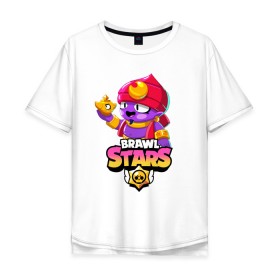 Мужская футболка хлопок Oversize с принтом BRAWL STARS GENE в Курске, 100% хлопок | свободный крой, круглый ворот, “спинка” длиннее передней части | 8 bit | 8 бит | bibi | brawl stars | crow | el brown | leon | leon shark | max | mr.p | sally leon | shark | stars | virus | werewolf | акула | биби | вирус | ворон | леон | оборотень | пингвин