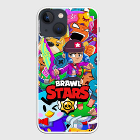 Чехол для iPhone 13 mini с принтом BRAWL STARS BIBI в Курске,  |  | 8 bit | 8 бит | bibi | brawl stars | crow | el brown | leon | leon shark | max | mr.p | sally leon | shark | stars | virus | werewolf | акула | биби | вирус | ворон | леон | оборотень | пингвин