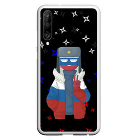 Чехол для Honor P30 с принтом CountryHumans в Курске, Силикон | Область печати: задняя сторона чехла, без боковых панелей | Тематика изображения на принте: country | countryhumans | америка | дружба народов | контрихуменс | патриотизм | персонажи | родина | россия | страна | страна людей | сша | талерантность