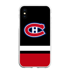 Чехол для iPhone XS Max матовый с принтом Монреаль Канадиенс в Курске, Силикон | Область печати: задняя сторона чехла, без боковых панелей | canadiens | hockey | montreal | montreal canadiens | nhl | usa | канадиенс | монреаль | монреаль канадиенс | нхл | спорт | сша | хоккей | шайба