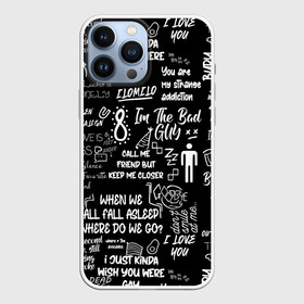 Чехол для iPhone 13 Pro Max с принтом BILLIE EILISH BLACK в Курске,  |  | Тематика изображения на принте: bad guy | billie eilish | music | ocean eyes | pop | билли айлиш | билли эйлиш | девушка | музыка