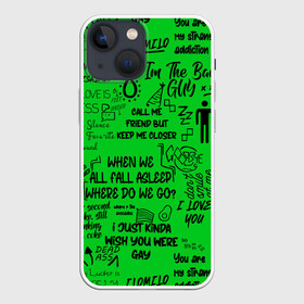 Чехол для iPhone 13 mini с принтом GREEN BILLIE EILISH в Курске,  |  | bad guy | billie eilish | music | ocean eyes | pop | билли айлиш | билли эйлиш | девушка | музыка