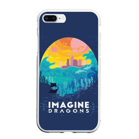 Чехол для iPhone 7Plus/8 Plus матовый с принтом Imagine Dragons в Курске, Силикон | Область печати: задняя сторона чехла, без боковых панелей | alternative | believer | demons | dragons | imagines | imagining | interscope | kid | korner | radioactive | records | альтернативный рок | имеджин драгонс | инди | поп | электроник