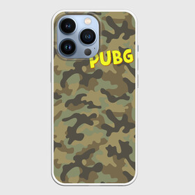 Чехол для iPhone 13 Pro с принтом PUBG лесной камуфляж в Курске,  |  | Тематика изображения на принте: military | playerunknowns battlegrounds | playerunknown’s battlegrounds | pubg | армия | камуфляж | лесной камуфляж | милитари | пубг