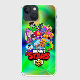 Чехол для iPhone 13 mini с принтом BRAWL STARS | БРАВЛ СТАРС (Z) в Курске,  |  | 8 bit | 8 бит | bibi | brawl stars | crow | el brown | leon | leon shark | max | mr.p | sally leon | shark | stars | virus | werewolf | акула | биби | вирус | ворон | леон | оборотень | пингвин