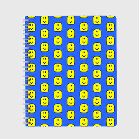 Тетрадь с принтом ROBLOX в Курске, 100% бумага | 48 листов, плотность листов — 60 г/м2, плотность картонной обложки — 250 г/м2. Листы скреплены сбоку удобной пружинной спиралью. Уголки страниц и обложки скругленные. Цвет линий — светло-серый
 | game | gamer | logo | minecraft | roblox | simulator | supreme | игра | конструктор | лого | майнкрафт | персонажи | симулятор | строительство | супреме | суприм | суприме | фигура