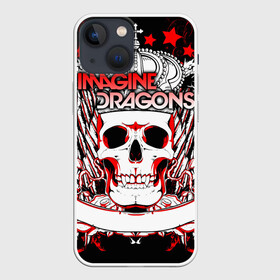 Чехол для iPhone 13 mini с принтом Imagine Dragons в Курске,  |  | Тематика изображения на принте: alternative | believer | demons | dragons | imagines | imagining | interscope | kid | korner | radioactive | records | альтернативный рок | имеджин драгонс | инди | поп | электроник