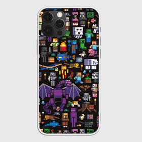 Чехол для iPhone 12 Pro Max с принтом MINECRAFT в Курске, Силикон |  | Тематика изображения на принте: block | creeper | cube | minecraft | pixel | блок | геометрия | крафт | крипер | кубики | майнкрафт | пиксели