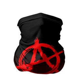 Бандана-труба 3D с принтом АНАРХИЯ в Курске, 100% полиэстер, ткань с особыми свойствами — Activecool | плотность 150‒180 г/м2; хорошо тянется, но сохраняет форму | anarchy | riot | rock | анархия | бунт | знаки | музыка | панки | рок | символ