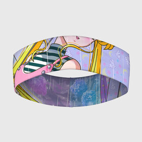 Повязка на голову 3D с принтом Sailor Moon в Курске,  |  | Тематика изображения на принте: baby | bunny | girl | like | pink | sailormoon | usagi | вода капли | воин | волосы | глаза | девушка | дождь | зайчик | зонтик | котик | кролик | лето | луна | малышка | матроска | небо | облака | природа | радуга | розовый