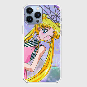 Чехол для iPhone 13 Pro Max с принтом Sailor Moon в Курске,  |  | Тематика изображения на принте: baby | bunny | girl | like | pink | sailormoon | usagi | вода капли | воин | волосы | глаза | девушка | дождь | зайчик | зонтик | котик | кролик | лето | луна | малышка | матроска | небо | облака | природа | радуга | розовый