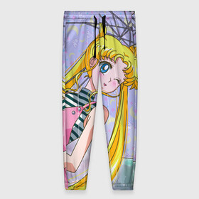 Женские брюки 3D с принтом Sailor Moon в Курске, полиэстер 100% | прямой крой, два кармана без застежек по бокам, с мягкой трикотажной резинкой на поясе и по низу штанин. В поясе для дополнительного комфорта — широкие завязки | baby | bunny | girl | like | pink | sailormoon | usagi | вода капли | воин | волосы | глаза | девушка | дождь | зайчик | зонтик | котик | кролик | лето | луна | малышка | матроска | небо | облака | природа | радуга | розовый