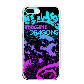 Чехол для iPhone 7Plus/8 Plus матовый с принтом Imagine Dragons в Курске, Силикон | Область печати: задняя сторона чехла, без боковых панелей | alternative | believer | demons | dragons | imagines | imagining | interscope | kid | korner | radioactive | records | альтернативный рок | имеджин драгонс | инди | поп | электроник