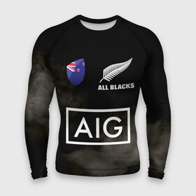 Мужской рашгард 3D с принтом ALL BLACKS в Курске,  |  | all blacks | new zealandd | rugby | новая зеландия | олл блэкс | регби | хака