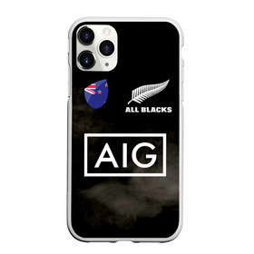 Чехол для iPhone 11 Pro матовый с принтом ALL BLACKS в Курске, Силикон |  | all blacks | new zealandd | rugby | новая зеландия | олл блэкс | регби | хака
