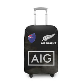 Чехол для чемодана 3D с принтом ALL BLACKS в Курске, 86% полиэфир, 14% спандекс | двустороннее нанесение принта, прорези для ручек и колес | all blacks | new zealandd | rugby | новая зеландия | олл блэкс | регби | хака