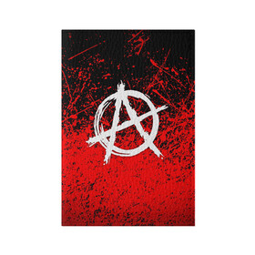 Обложка для паспорта матовая кожа с принтом АНАРХИЯ в Курске, натуральная матовая кожа | размер 19,3 х 13,7 см; прозрачные пластиковые крепления | Тематика изображения на принте: anarchy | riot | rock | анархия | бунт | знаки | музыка | панки | рок | символ