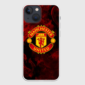 Чехол для iPhone 13 mini с принтом МАНЧЕСТЕР ЮНАЙТЕД | FCMU | MANCHESTER UNITED в Курске,  |  | fc | fcmu | football | football club | manchester united | red devils | sport | красные дьяволы | манчестер юнайтед | спорт | фк | фкмю | футбол | футбольный клуб